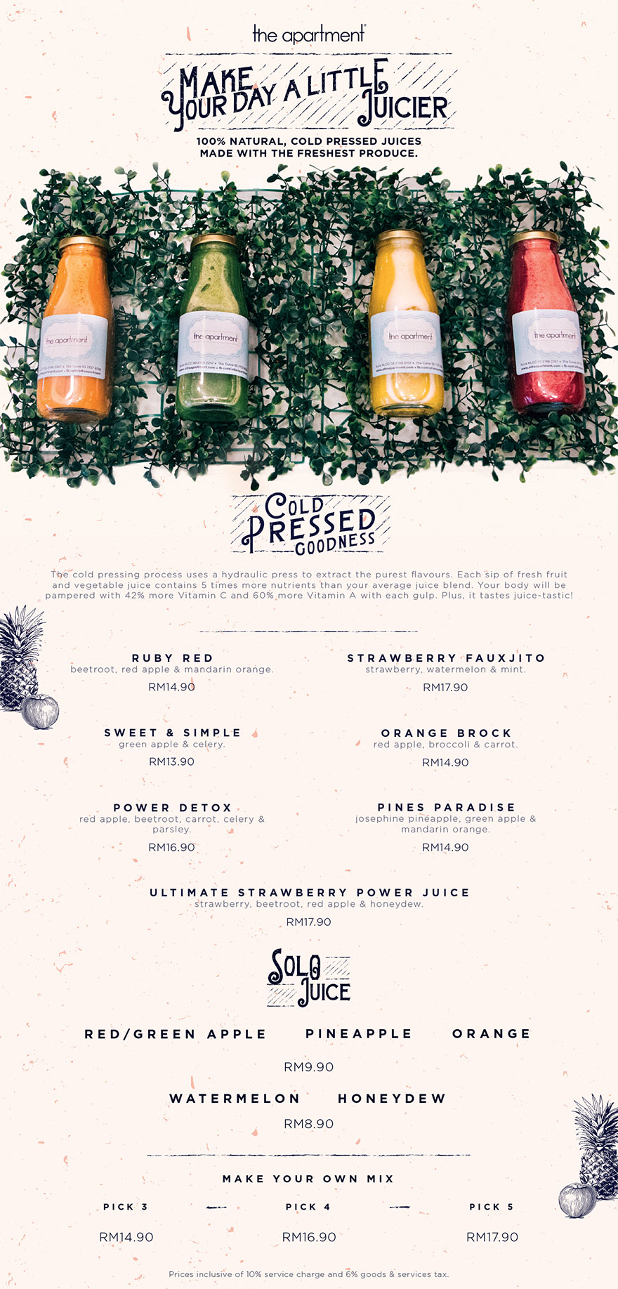 Sundown Meal Sets Menu